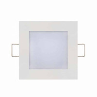 Світлодіодний світильник врізний Slim/Sq-3 3W 6400K, Білий, Світильники вбудовані