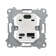 Механізм розетки-USB Fast-Charging 20W (type A+C)