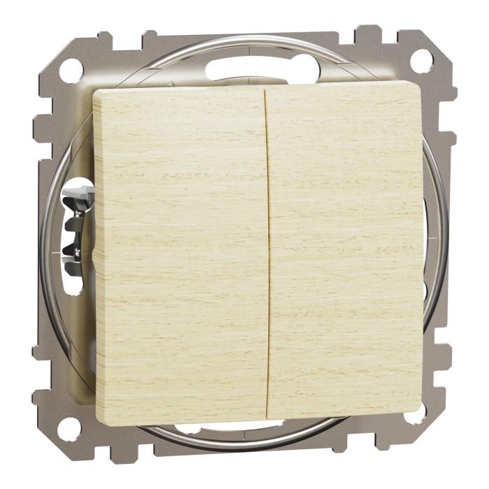 Двокл перемикач Береза Sedna Elements, Береза, Sedna Design & Elements