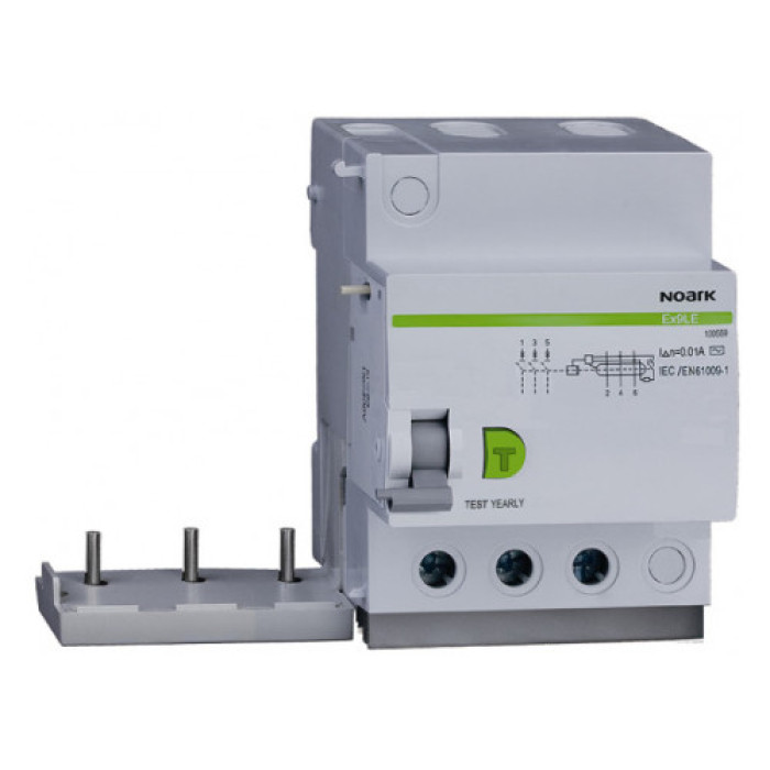 Диференційний модуль Ex9B, 3 полюси, In=40A, IΔn=300mA