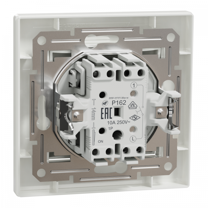 КНОПКА, САМОЗАЖ БІЛА ASFORA, Asfora