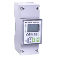 Лічильник електроенергії 1-фазний, 2-module, 100 A, Mbus, 2-тарифний, LCD дисплей