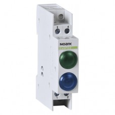 Модульний індикатор, 230V AC/DC, 1 зелена LED and 1 синя LED