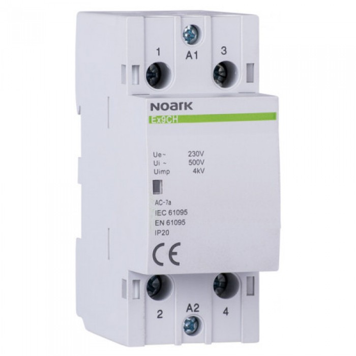 Модульний контактор, 63 A, котушка 220/230 V, 2 NO