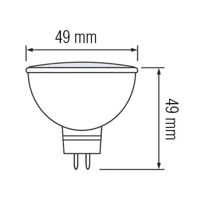Cвітлодіодна лампа FONIX-4 4W GU5.3 3000К