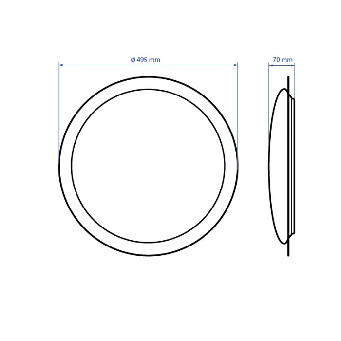 Світлодіодній накладний світильник Feron AL6040 ART 72Вт