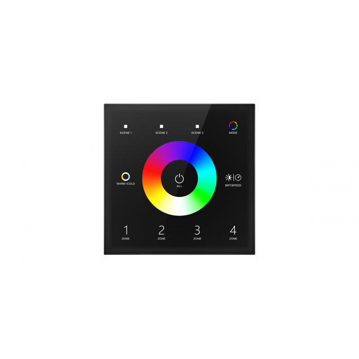 Пульт дистанційного керування DEYA 4 зони RGB+CCT (T15(Black))