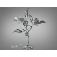 Настільна лампа з керамічними елементами, 3 лампи, хром