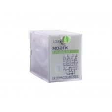 Реле електромеханічне 3 A, 220 V AC, 4 контакти