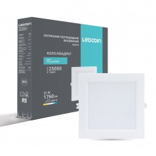 Світлодіодний вбудований світильник Ledcoin AL513 22Вт 6500K