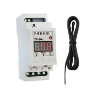Терморегулятор одноканальний на DIN-рейку Rubezh ТР-20п (20А, 220В)