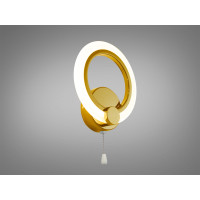 Якісне світлодіодне прикроватне бра для читання, 13 Вт, золото