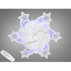 Ексклюзивна LED люстра з пультом для дитячої кімнати, 150W, біла