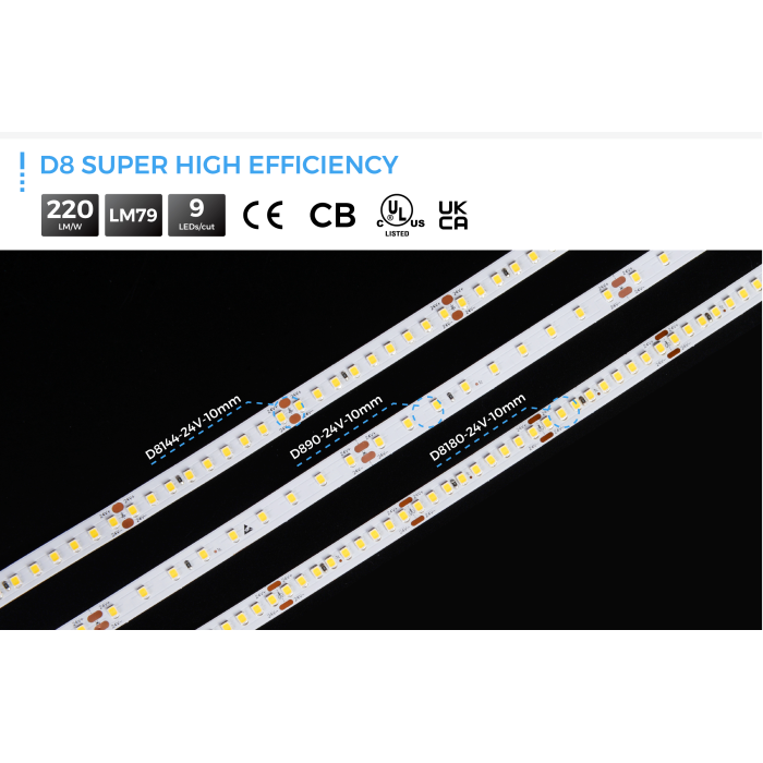 LED стрічка COLORS 90-2835-24V-IP20 4,3W 925Lm 4000K 5м (D890-24V-10mm-NW)