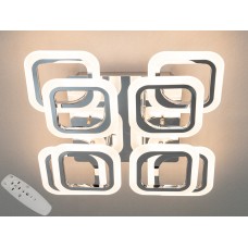 Світлодіодна люстра смарт світильник з пультом, 70W, хром