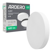 Світлодіодний накладний світильник Ardero AL807 6Вт 5000K білий