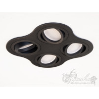 Унікальний чотирьохламповий поворотний точковий алюмінієвий світиль�