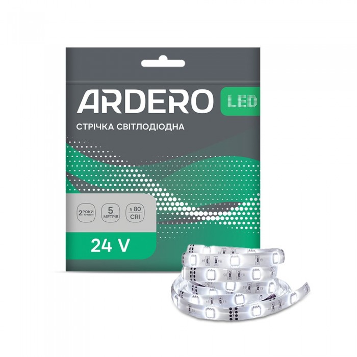 Світлодіодна стрічка Ardero LS807ARD 24В 5500K 50м