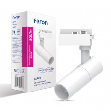 Світлодіодний трековий світильник Feron AL140 10Вт 4000K білий
