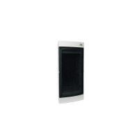 Щиток накладного монтажу для ІТ обладнання, двері прозорі, 2 ряди, (36 модулів)