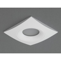 Універсальний врізний точковий світильник серія "Аluminium", білий