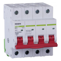 Автоматичний вимикач 10 kA, хар-ка B, 10 A, 3+N полюси