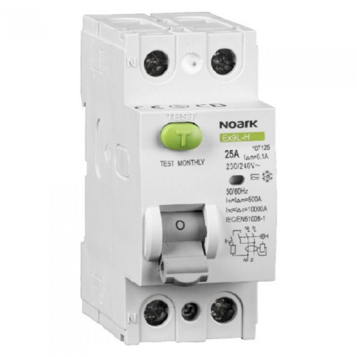 Диференційні реле (ПЗВ), Icn=6kA, 2P, In=16A, IΔn=300mA, тип S+AC