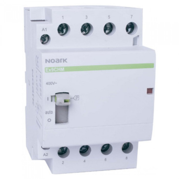 Модульний контактор з РК, 40A , 220-240V AC, 4 NO контакти