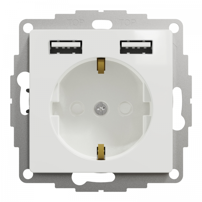 Роз з заз + USB Білий Sedna Design, Білий, Sedna Design & Elements