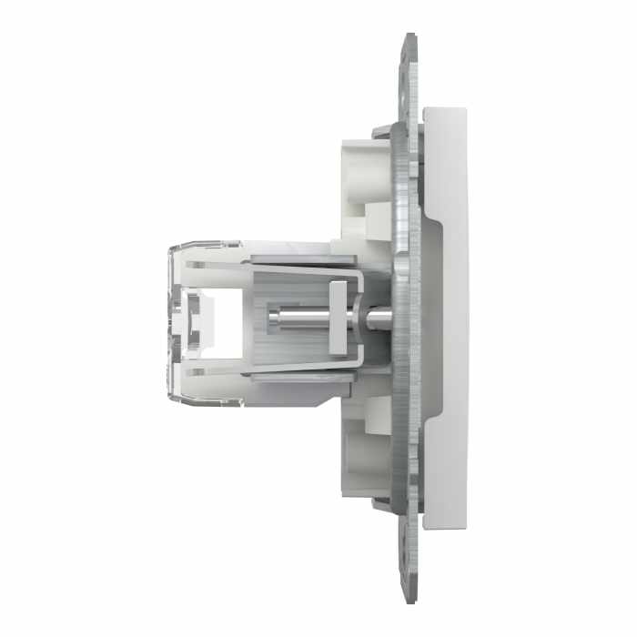 Розетка RJ45 UTP кат 6 білий Asfora б/р, Asfora