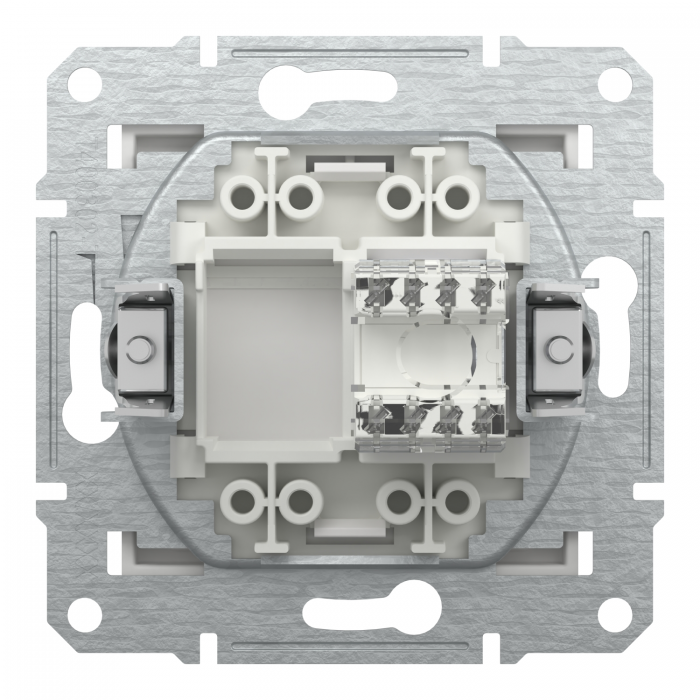 Розетка RJ45 UTP кат 6 білий Asfora б/р, Asfora