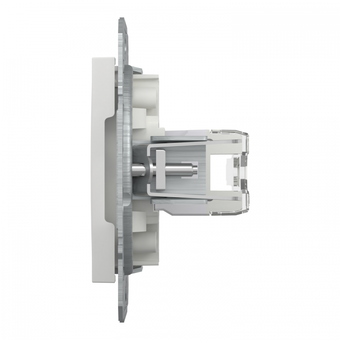 Розетка RJ45 UTP кат 6 білий Asfora б/р, Asfora