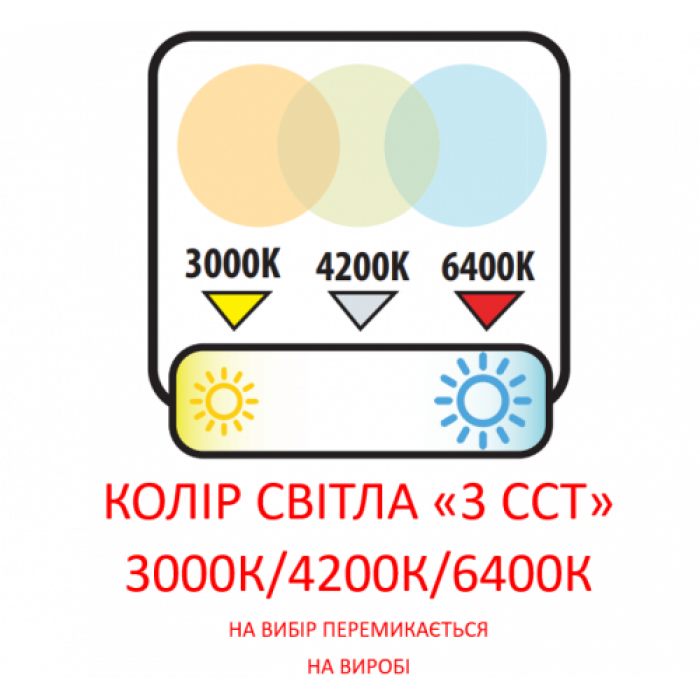 Світлодіодний світильник трековий BREMEN-30 3CCT 30W