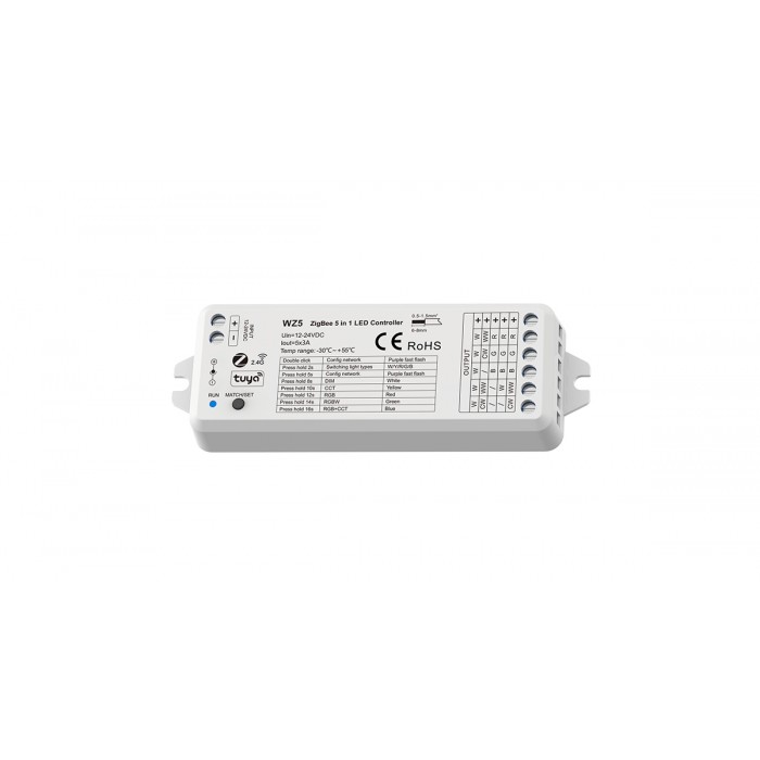 LED-контролер DEYA 5 in1 12-24VDC, 3A*5CH (WZ5)