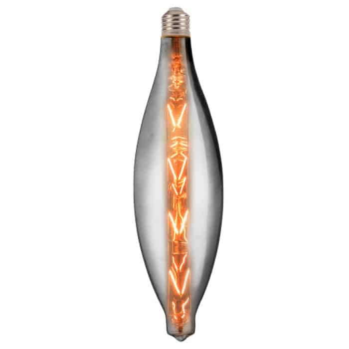 Світлодіодна лампа Filament ELLIPTIC-XL 8W Е27 Титан, Лампи світлодіодні