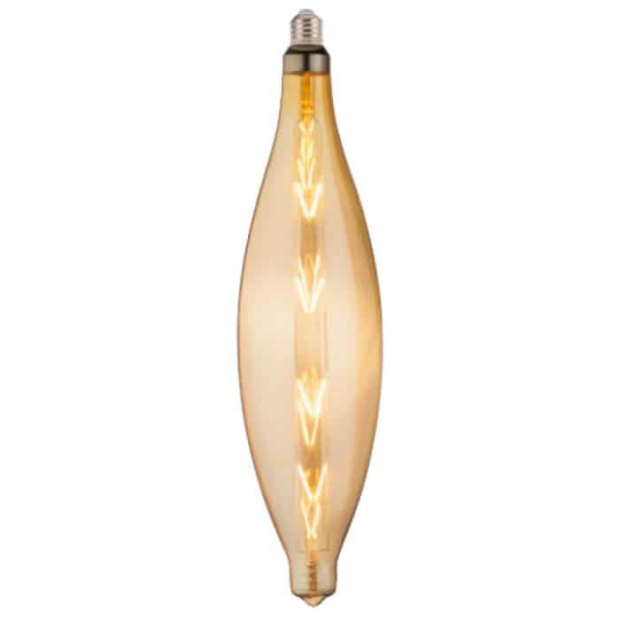 Світлодіодна лампа Filament ELLIPTIC-XL 8W Е27 Янтар, Лампи світлодіодні