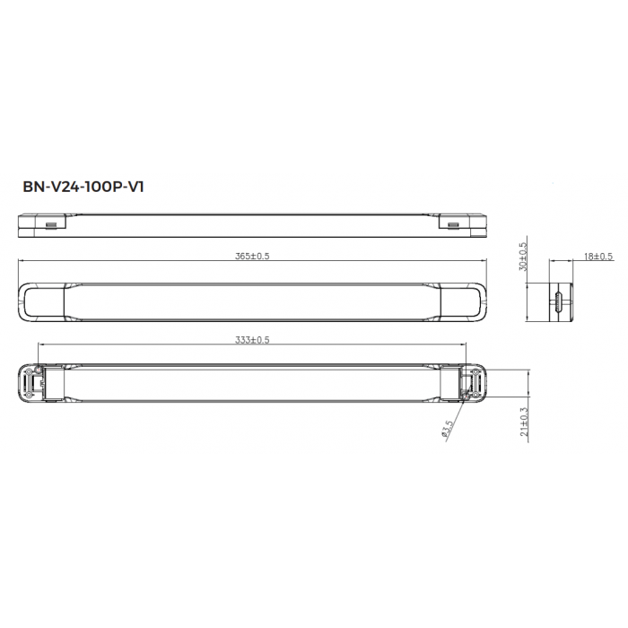 Блок живлення COLORS 100W DC24V (BN-V24-100P-V1)