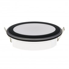 Світлодіодний світильник вбудований LED PARKER-12 12W 4200K чорний, Чорний, Світильники вбудовані