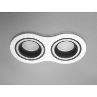 Ультрасучасний, суперстильний, здвоєний, алюмінієвий точковий світиль