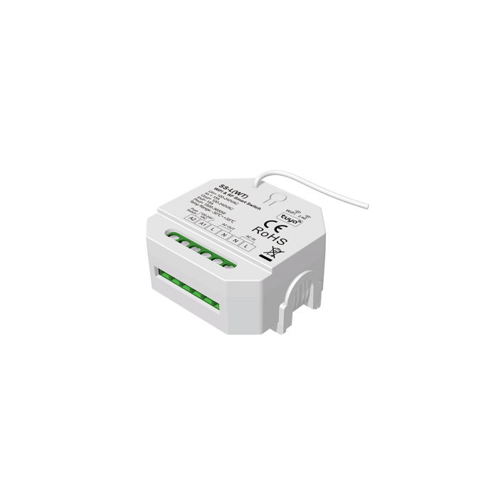 Релейний модуль вимикач DALI WIFI+RF 15A*1CH 100-240VAC (SS-L(WT))