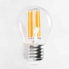 Світлодіодна лампа FILAMENT MINI GLOBE-6 6W Е27 2700К, Лампи світлодіодні