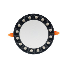 Світлодіодний світильник вбудований LED HARLEY-5 5W 3000K-6500K чорний, Чорний, Світильники вбудовані