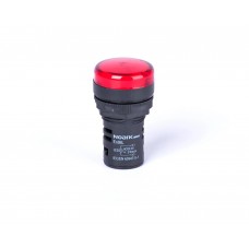 Індикатор, виступаюча лінза, червона, 230V AC