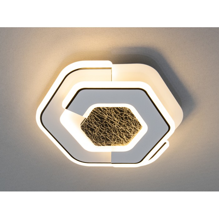 Сучасний LED світильник з регулюванням кольору світла, 44W, білий