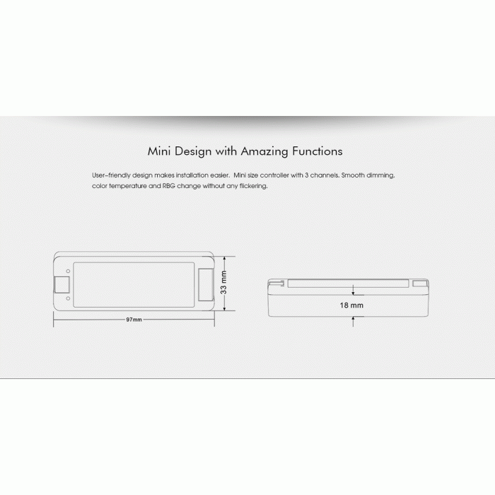 LED-контролер RGB DEYA 12-24VDC, 4A*3CH (V3)