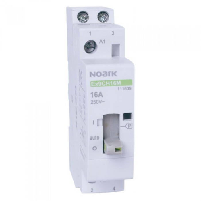Модульний контактор з РК, 16A , 220-240V AC, 2 NC контакти