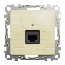 Од розRJ45 CAT 5E UTP Бер Sedna Elements, Береза, Sedna Design & Elements