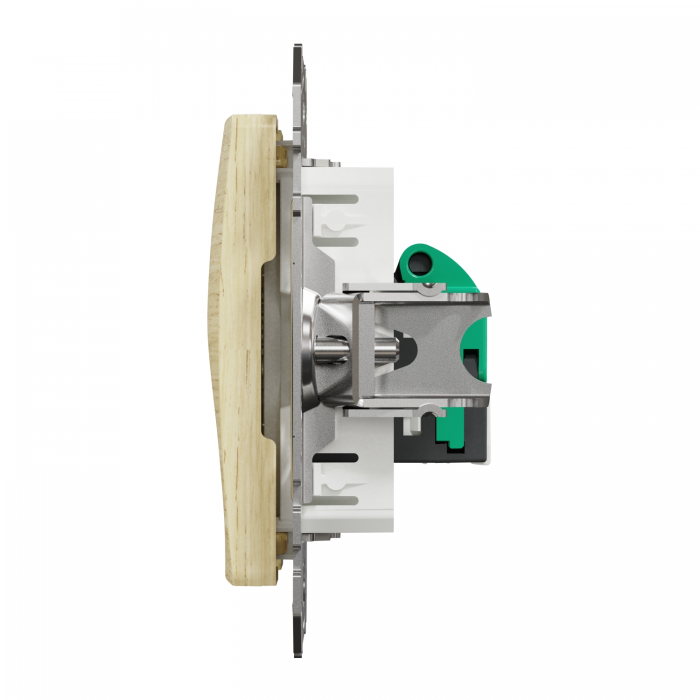 Од розRJ45 CAT 5E UTP Бер Sedna Elements, Береза, Sedna Design & Elements