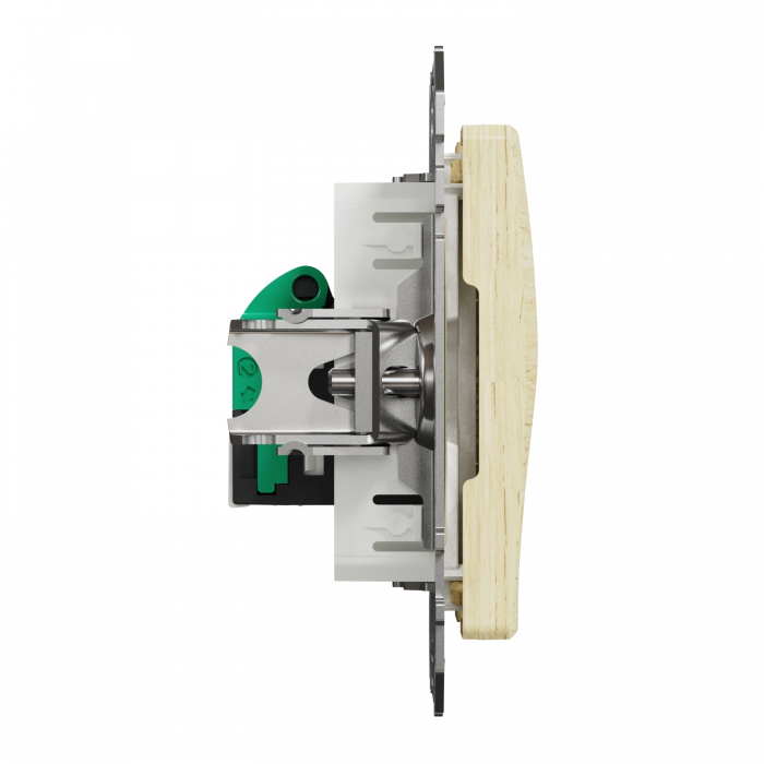 Од розRJ45 CAT 5E UTP Бер Sedna Elements, Береза, Sedna Design & Elements