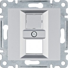Панель подвійна для RJ12/RJ45 Lumina, срібна